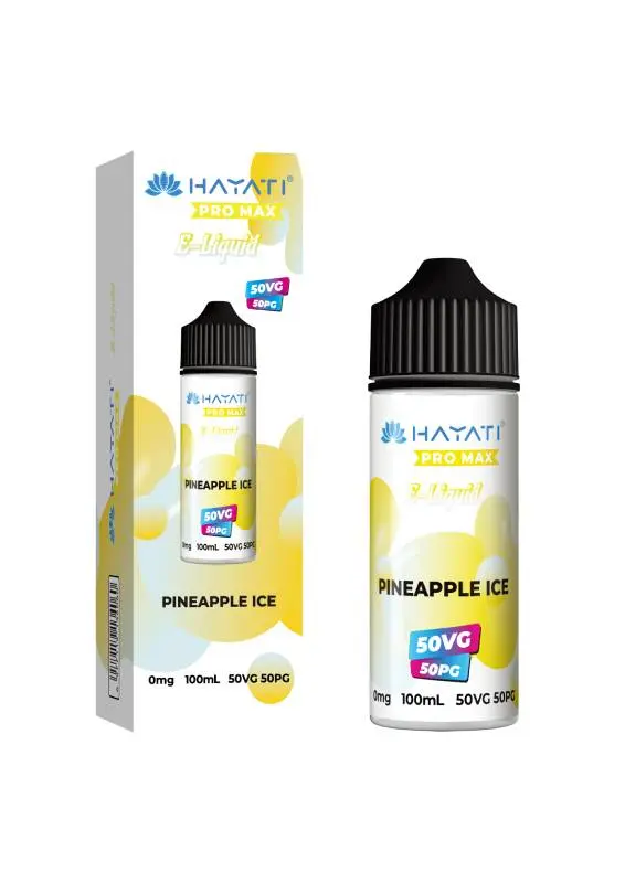 Pineapple Ice 50/50 E-Liquid by Hayati Pro Max 100ml